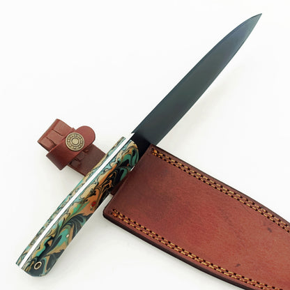 The Native Chef Knife - Carbon Black Steel - 12"
