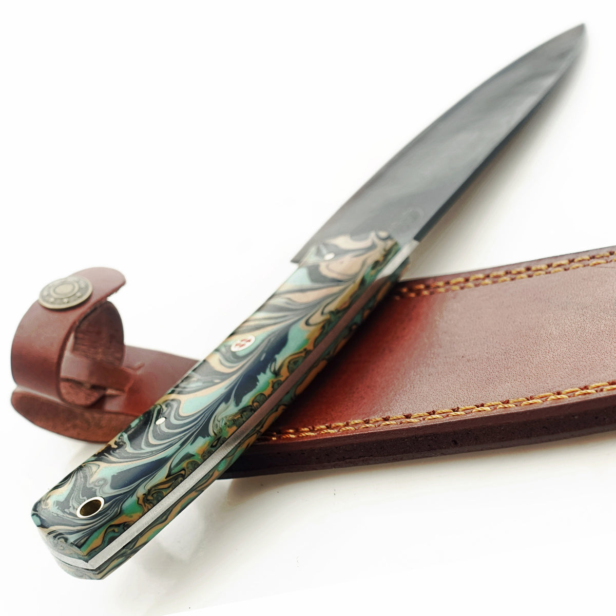 The Native Chef Knife - Carbon Black Steel - 12"