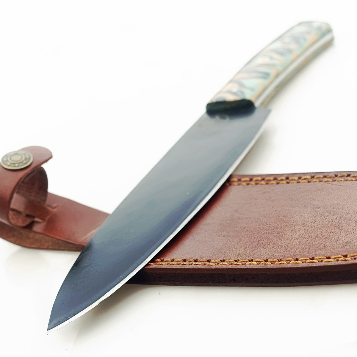 The Native Chef Knife - Carbon Black Steel - 12"