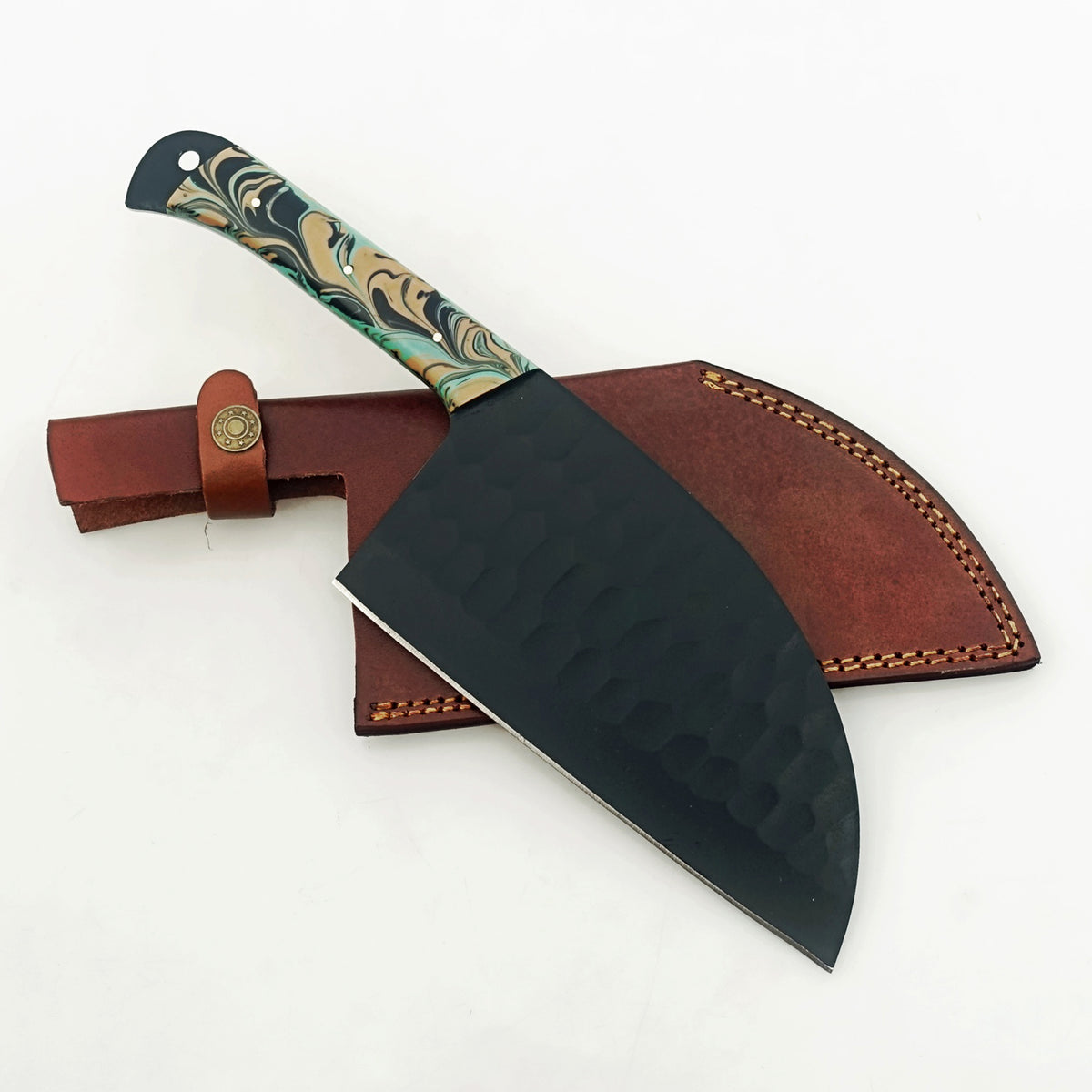 The Native Serbian Cleaver - Blackened Steel