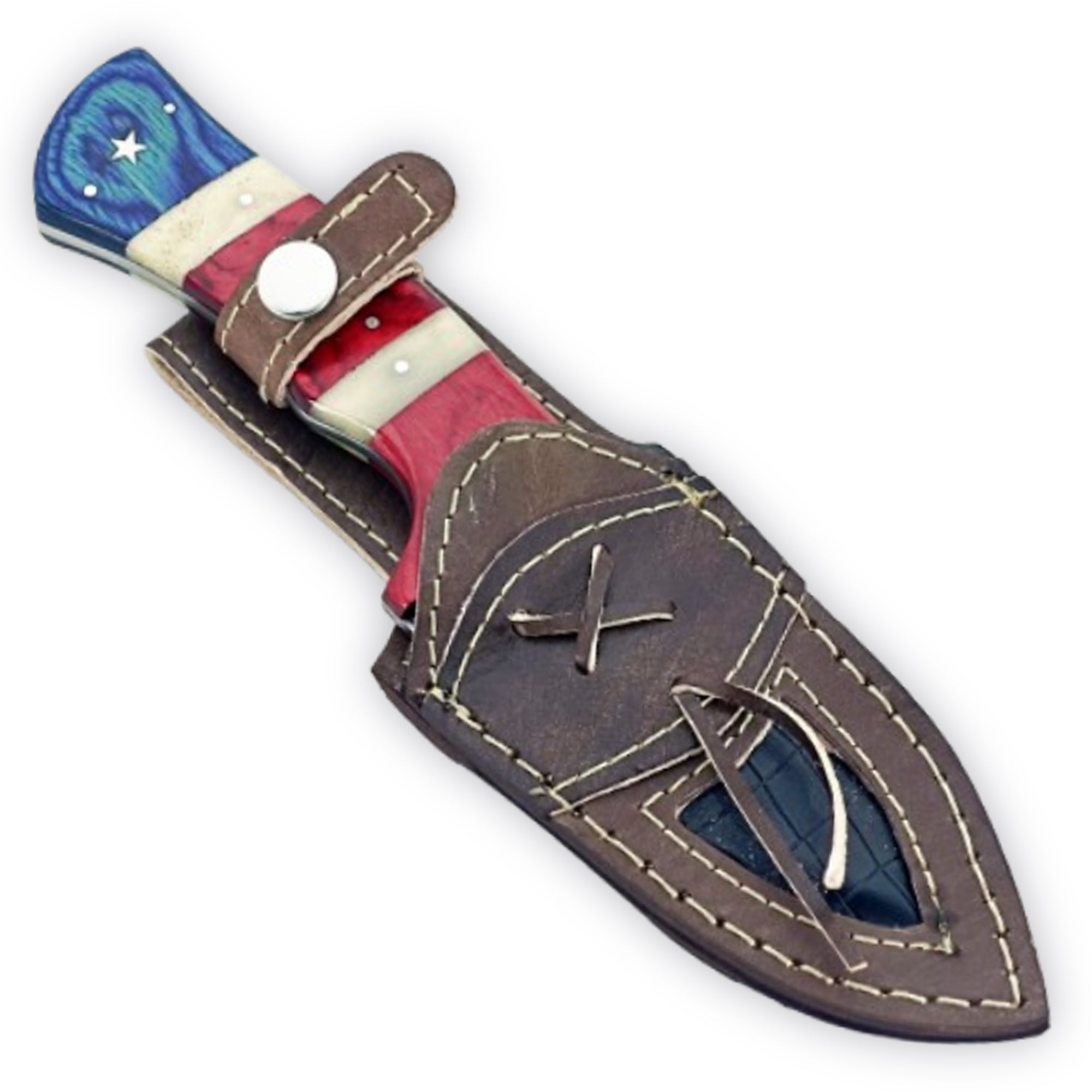 Damascus Hunting Knife – Durable Fixed Blade Tactical Knife