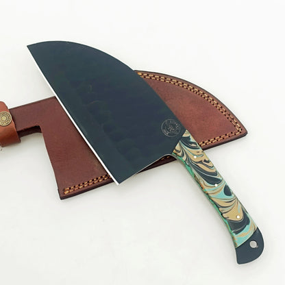 The Native Serbian Cleaver - Blackened Steel