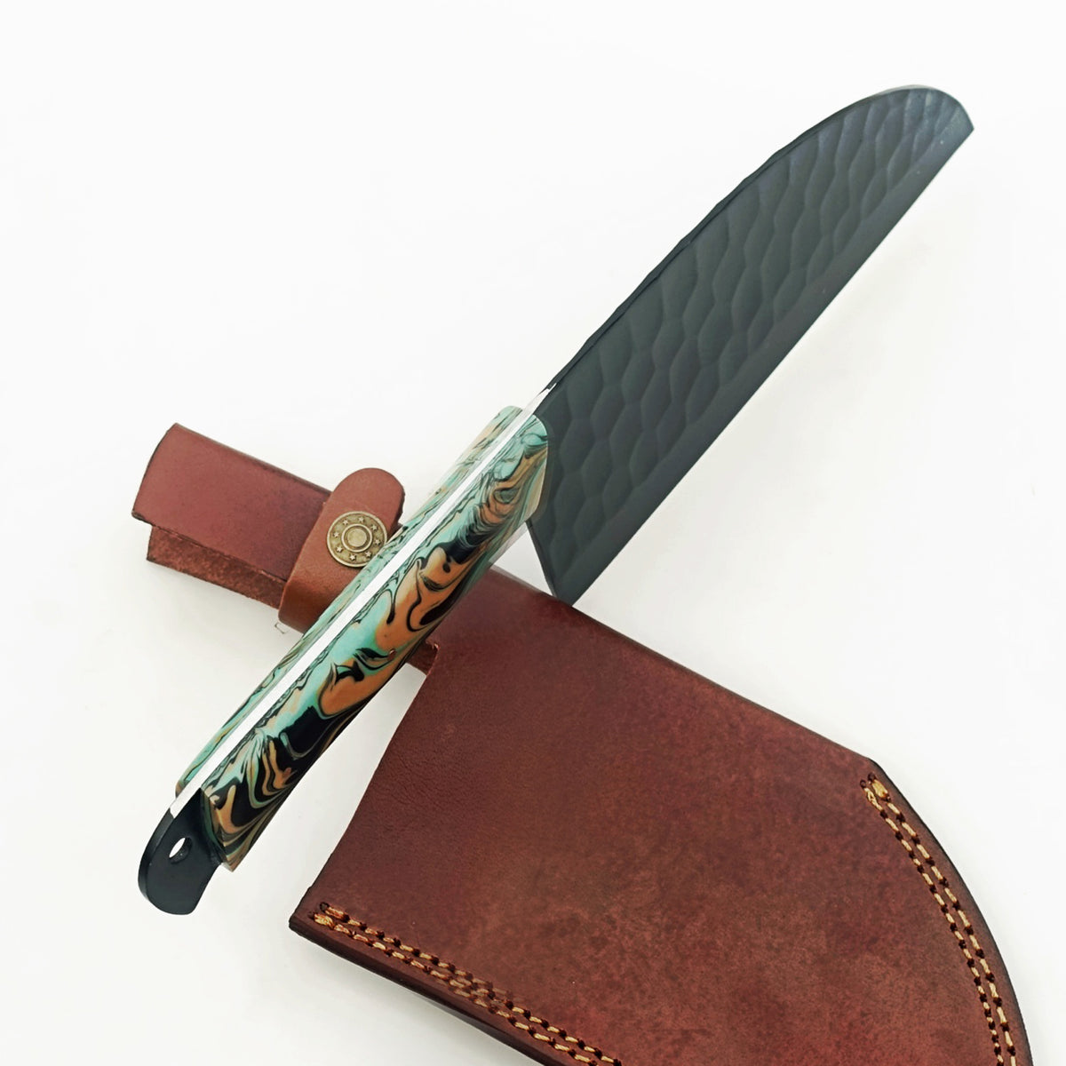 The Native Serbian Cleaver - Blackened Steel