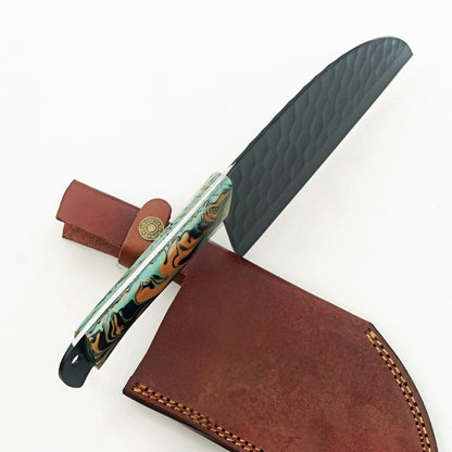 The Native Serbian Cleaver - Blackened Steel