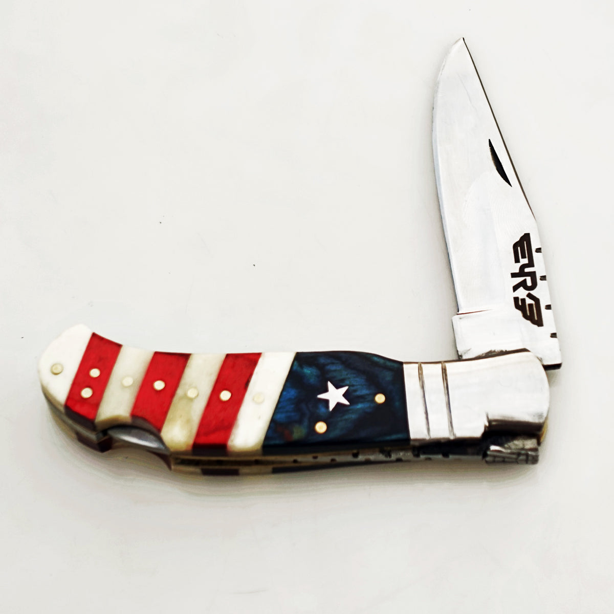 The Patriot Folding Knife -  Stainless Steel