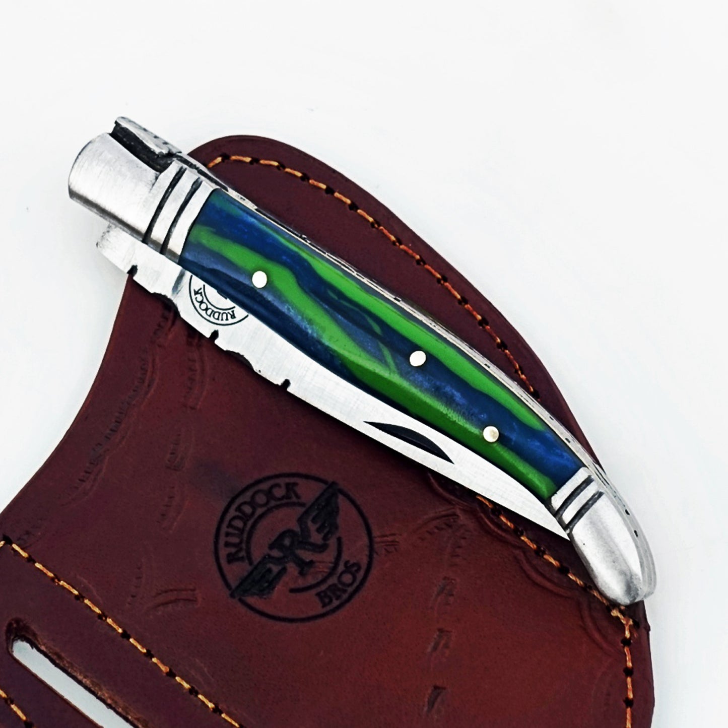 Monsignor Peacock Folding Knife - Stainless Steel