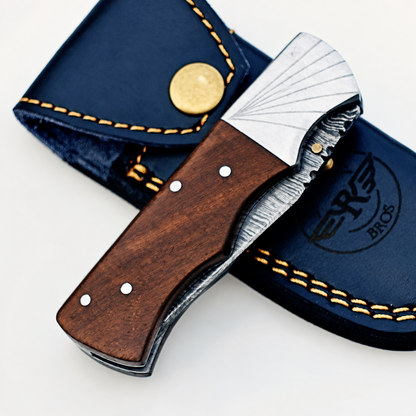 Wally Folding Knife Damascus – Premium Sharp EDC Pocket Blades