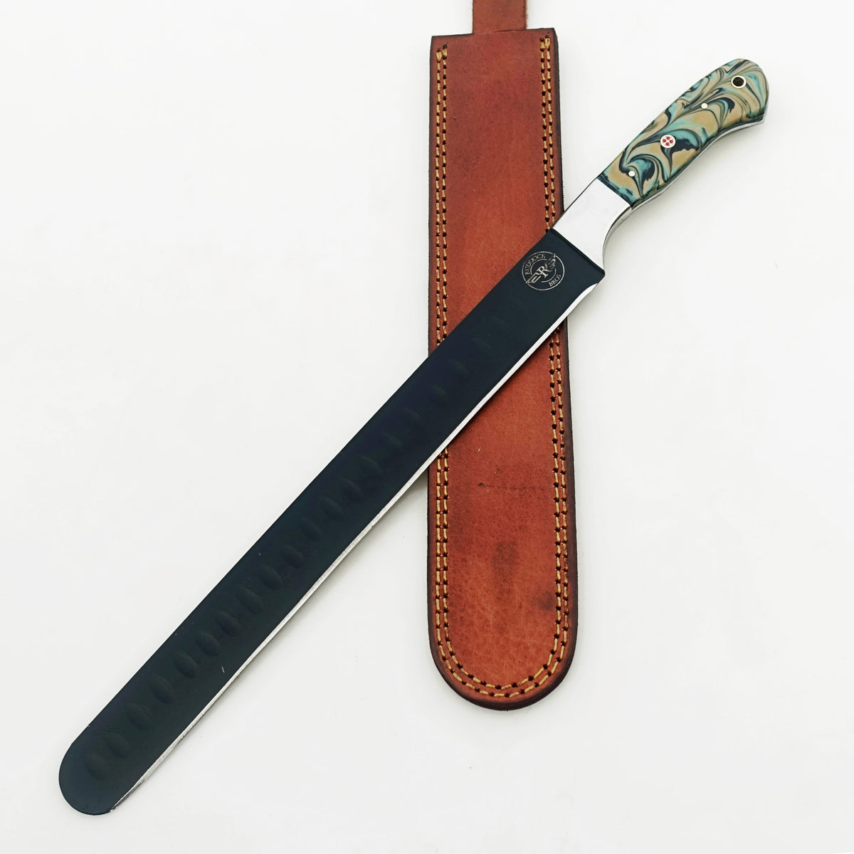 The Native Brisket Knife - Blackened Steel - 17" Overall Length
