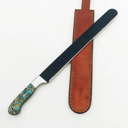 The Native Brisket Knife - Blackened Steel - 17" Overall Length