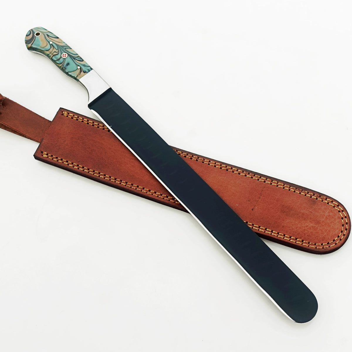 The Native Brisket Knife - Blackened Steel - 17" Overall Length