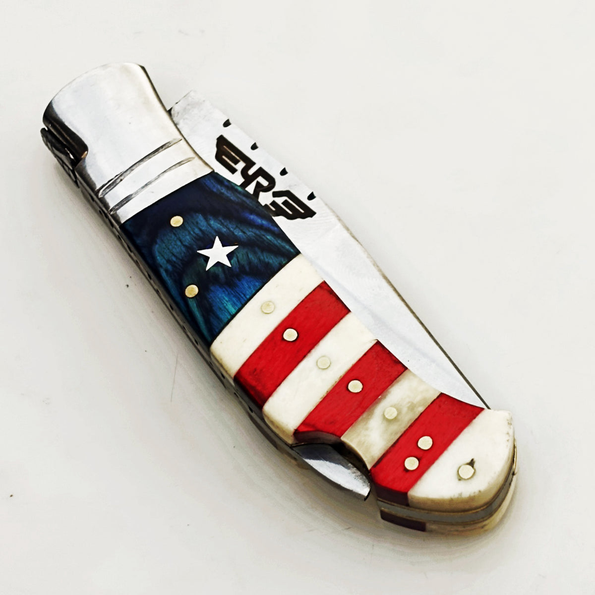 The Patriot Folding Knife -  Stainless Steel