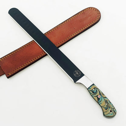 The Native Brisket Knife - Blackened Steel - 17" Overall Length