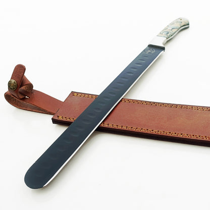 The Native Brisket Knife - Blackened Steel - 17" Overall Length