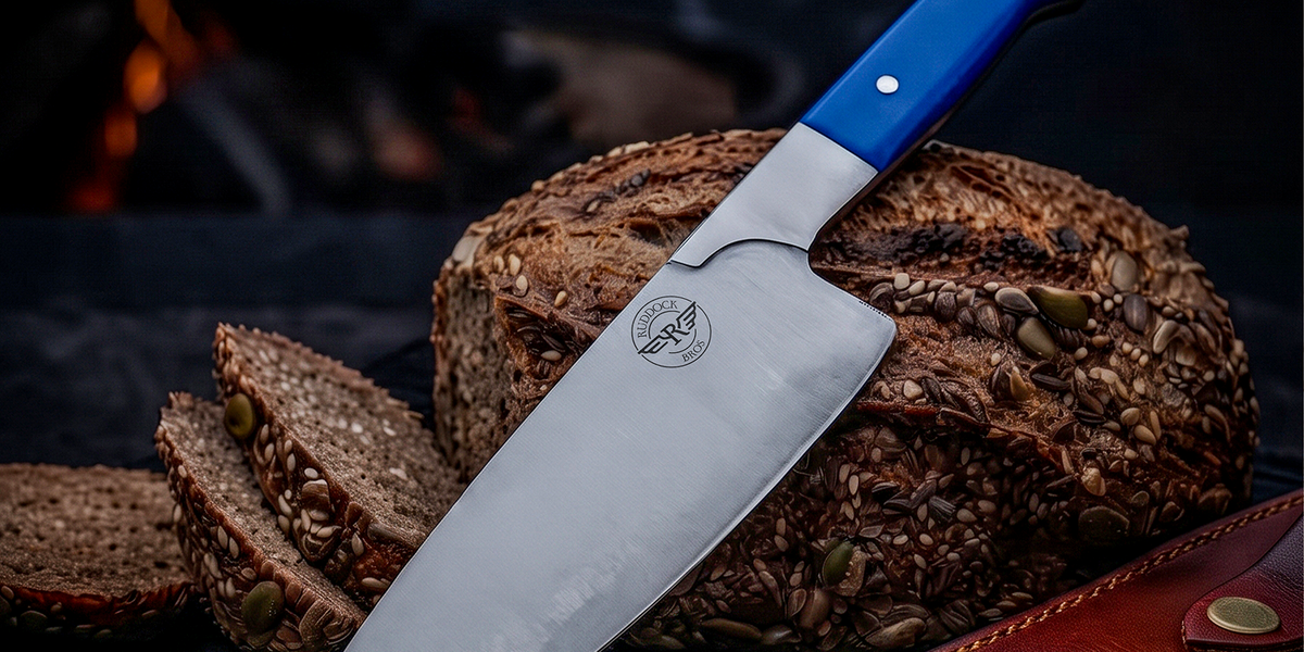 Carve the bread they waited all day for.