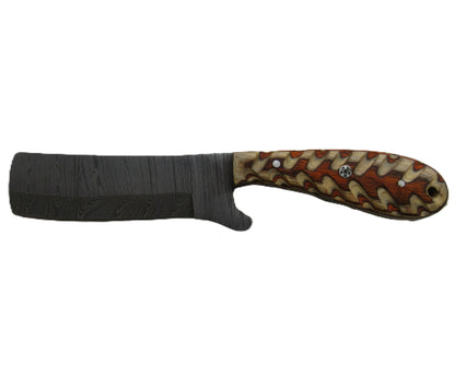 Ponderosa Utility Bull Knife - Fixed Blade - Damascus Steel