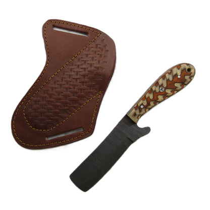 Ponderosa Utility Bull Knife - Fixed Blade - Damascus Steel