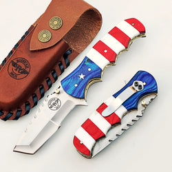 The Patriot Utility Folding Knife - Stainless Steel