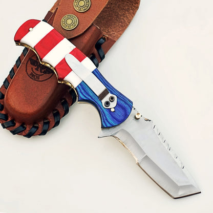 The Patriot Utility Folding Knife - Stainless Steel