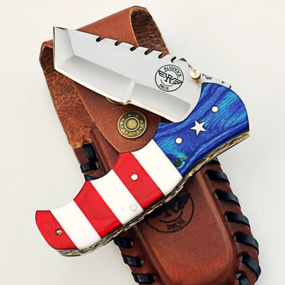 The Patriot Utility Folding Knife - Stainless Steel