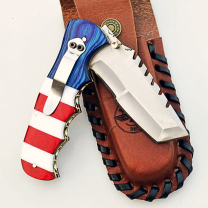 The Patriot Utility Folding Knife - Stainless Steel