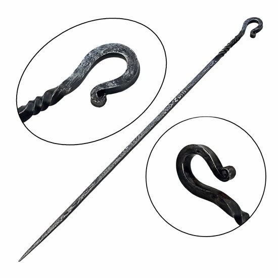 Damascus steel kebab skewer set the ultimate kebab by Ruddock Bros