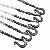 Damascus steel kebab skewer set the ultimate kebab by Ruddock Bros