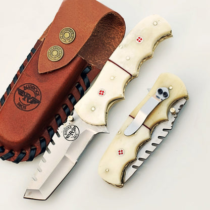 The Great White Utility Folding Knife - Stainless Steel