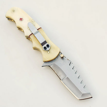 The Great White Utility Folding Knife - Stainless Steel