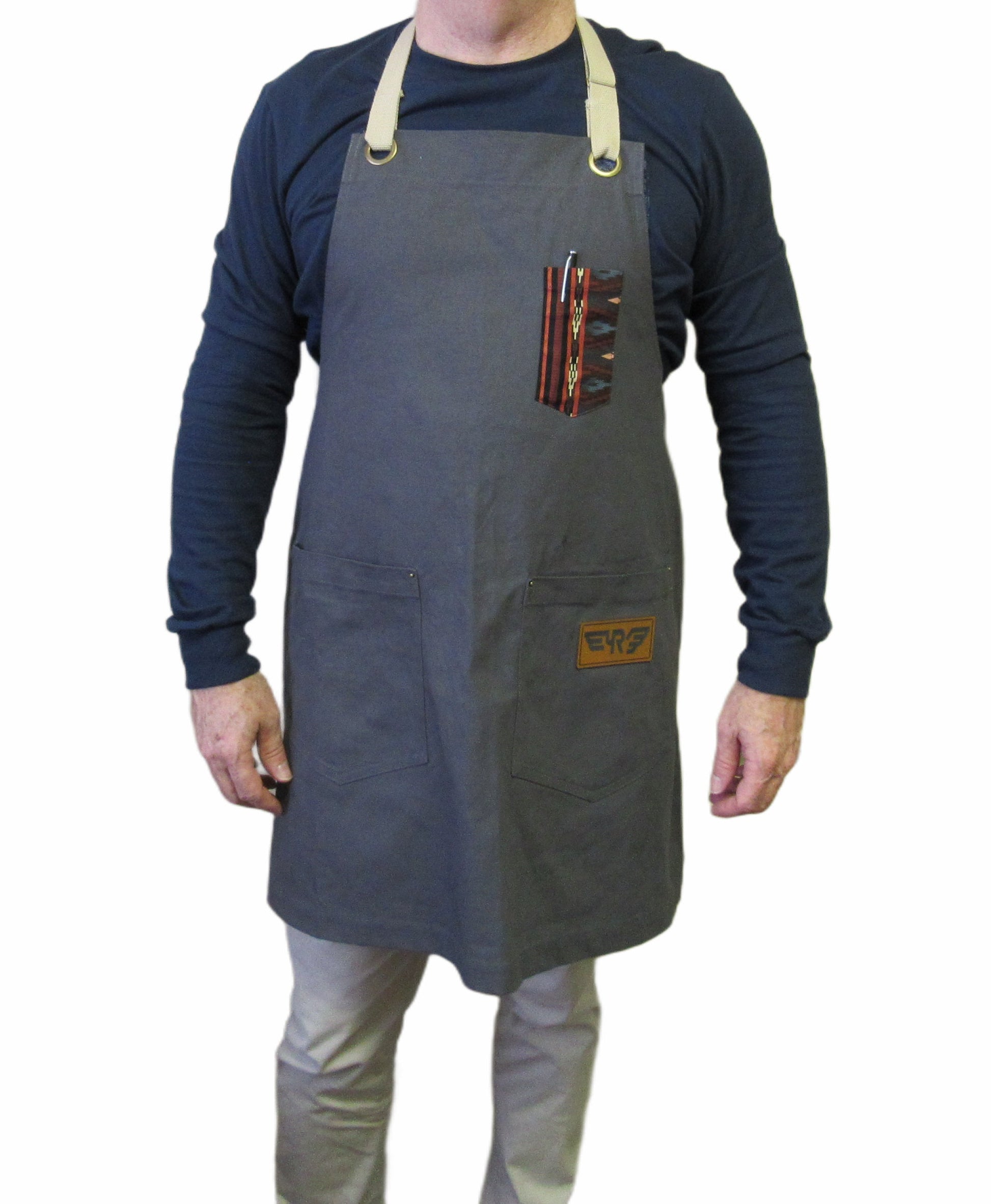 Grill Master tan apron by Ruddock Bros El Paso Texas Ruddock Shirts