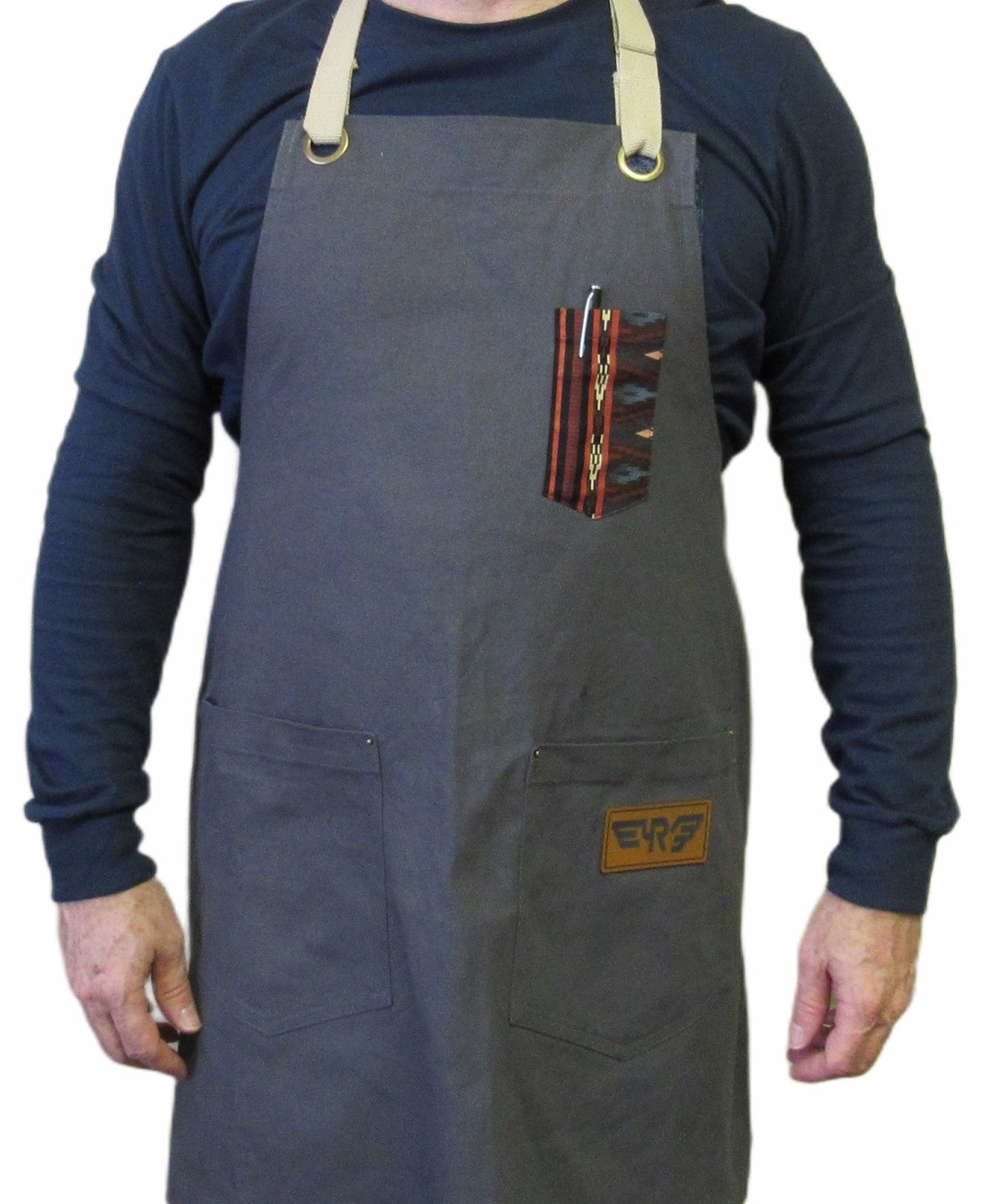Grill Master gray apron by Ruddock Bros El Paso Texas Ruddock Shirts