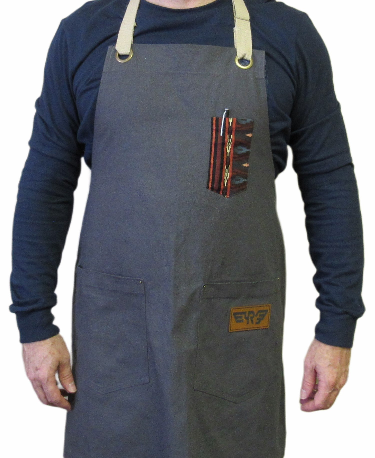 Grill Master gray apron by Ruddock Bros El Paso Texas Ruddock Shirts