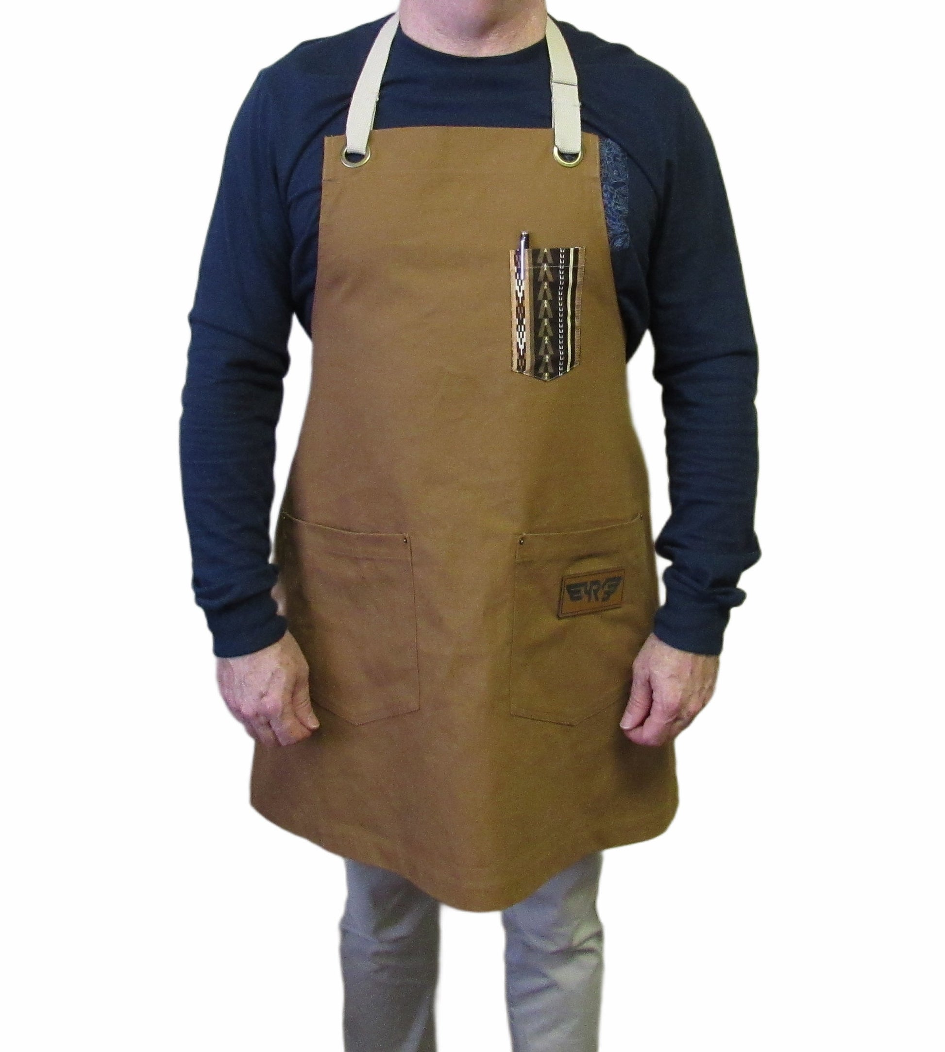 Grill Master tan apron by Ruddock Bros El Paso Texas Ruddock Shirts