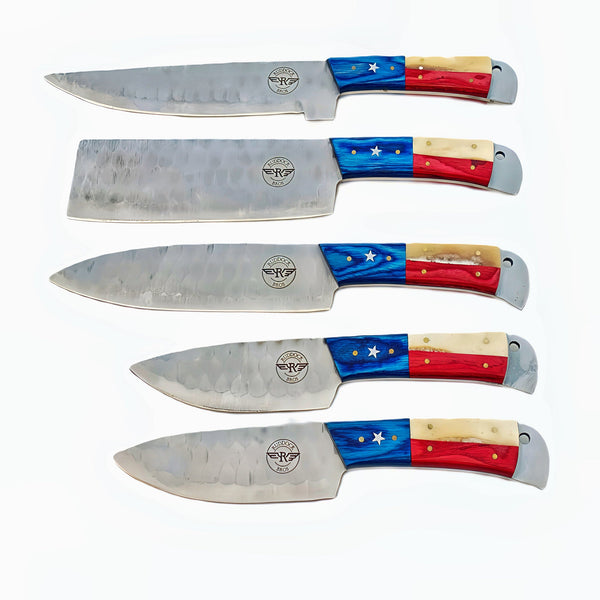 Lone Star Chef Knife Set - Stainless Steel