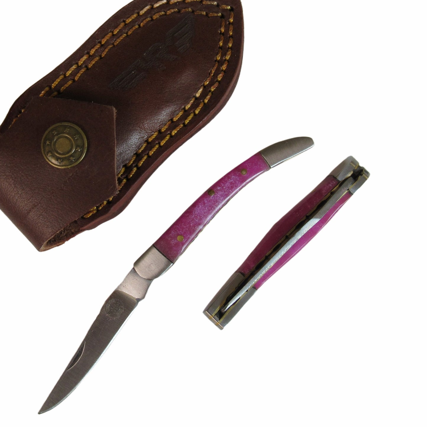 Magenta Slim - Folding Pocket Knife - Stainless Steel