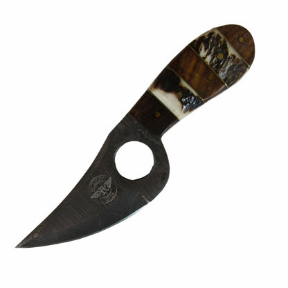 Mule Skinner Balboa Knife - Fixed Blade - Damascus Steel