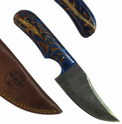 The Pinecone Hunting Knife - Fixed Blade - Damascus Steel