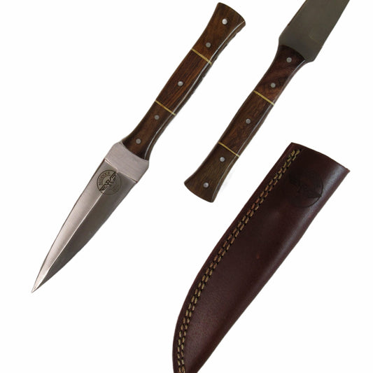 Letter Opener with stainless steel dagger blade and rosewood handle by Ruddock Bros 