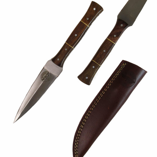 Letter Opener with stainless steel dagger blade and rosewood handle by Ruddock Bros 